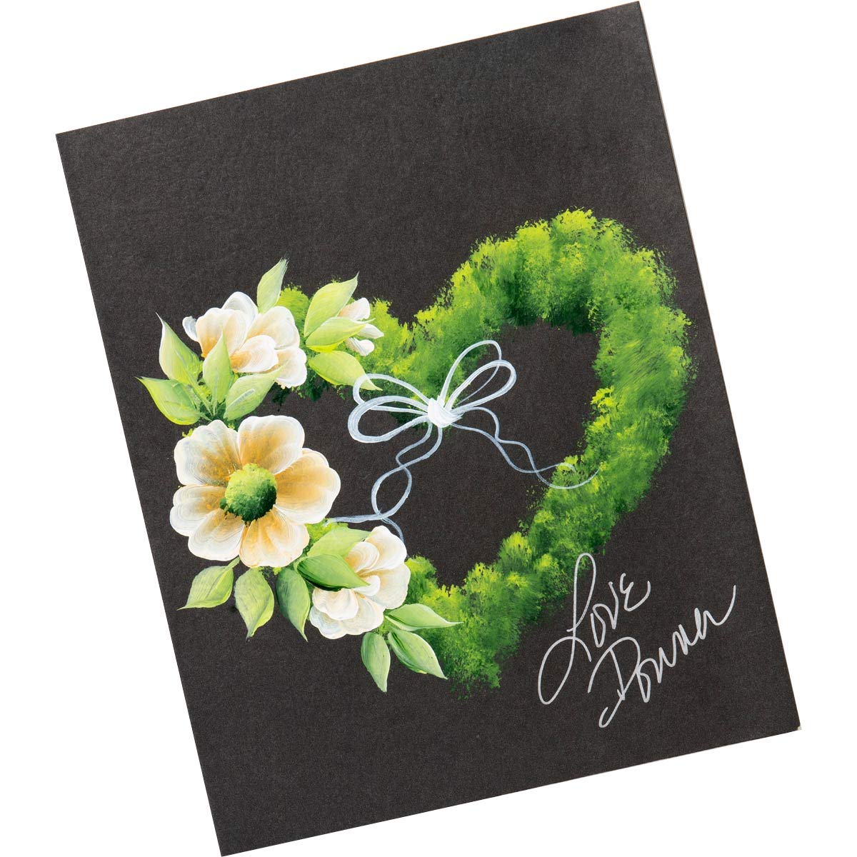 FolkArt One Stroke Wreath of the Month Paint Kit - DIY Acrylic Painting Set for Seasonal Home Decor, Holiday Crafts & Art Projects
