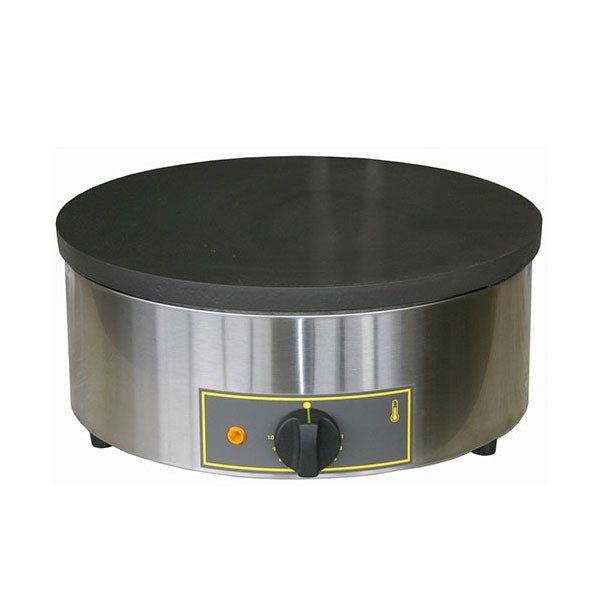 Equipex 350FE Commercial Single Plate Electric Crepe Maker - Professional Pancake & Crepe Machine for Restaurants, Cafes & Breakfast Catering