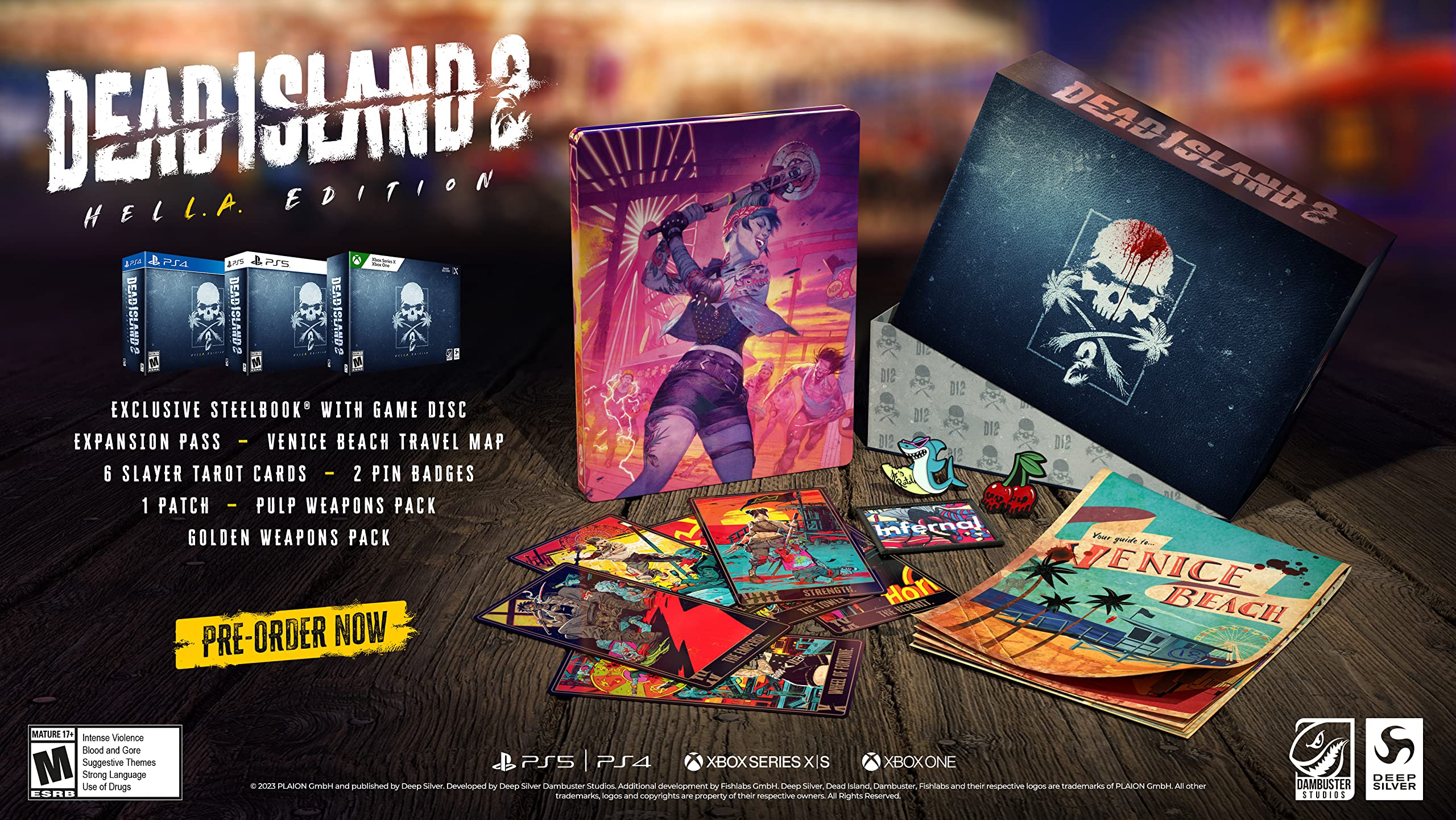 Dead Island 2: HELL-A Edition - PlayStation 4 Game | Zombie Survival Horror Action RPG | Perfect for Horror Fans & PS4 Gamers
