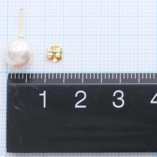 18K Yellow Gold Pearl Earrings for Women - Elegant Freshwater Pearl Stud Earrings - Perfect for Weddings, Parties & Special Occasions