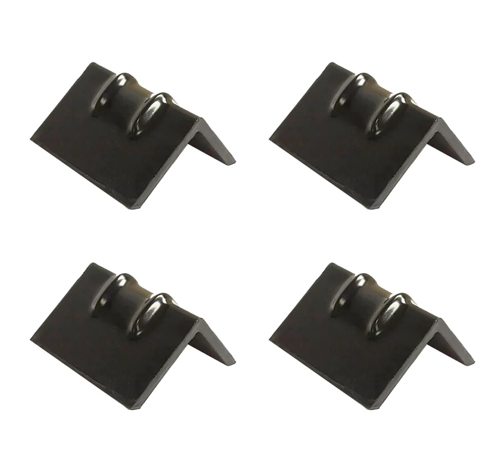 4-Pack Steel Edge Protectors with Rubber Coating - 6 Inch Heavy Duty Corner Guards for Furniture, Walls & Countertops - Prevent Scratches & Damage in Homes & Offices
