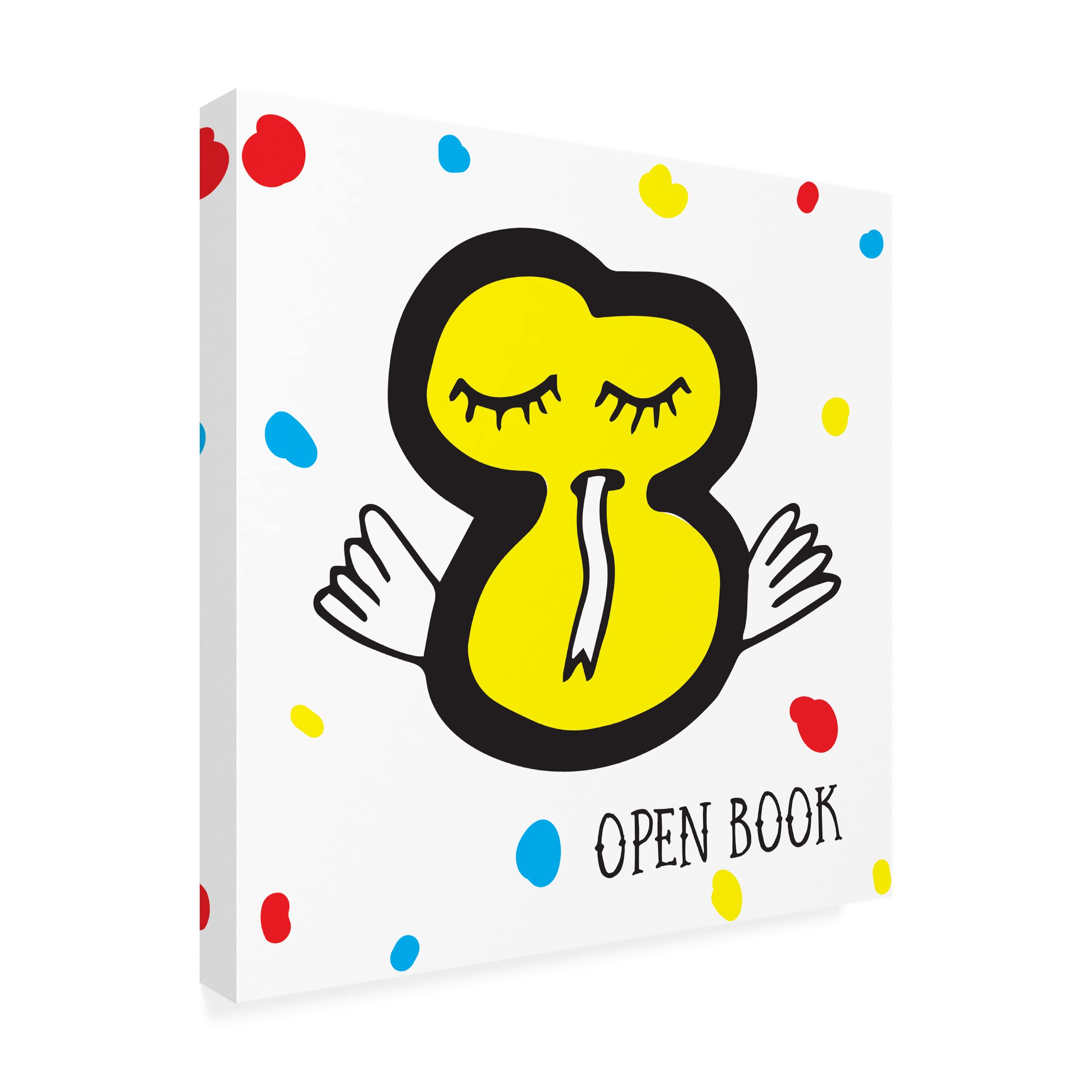 Trademark Fine Art 'Open Book' Canvas Wall Art by Oodlies - Perfect for Home Decor, Office & Library Inspiration