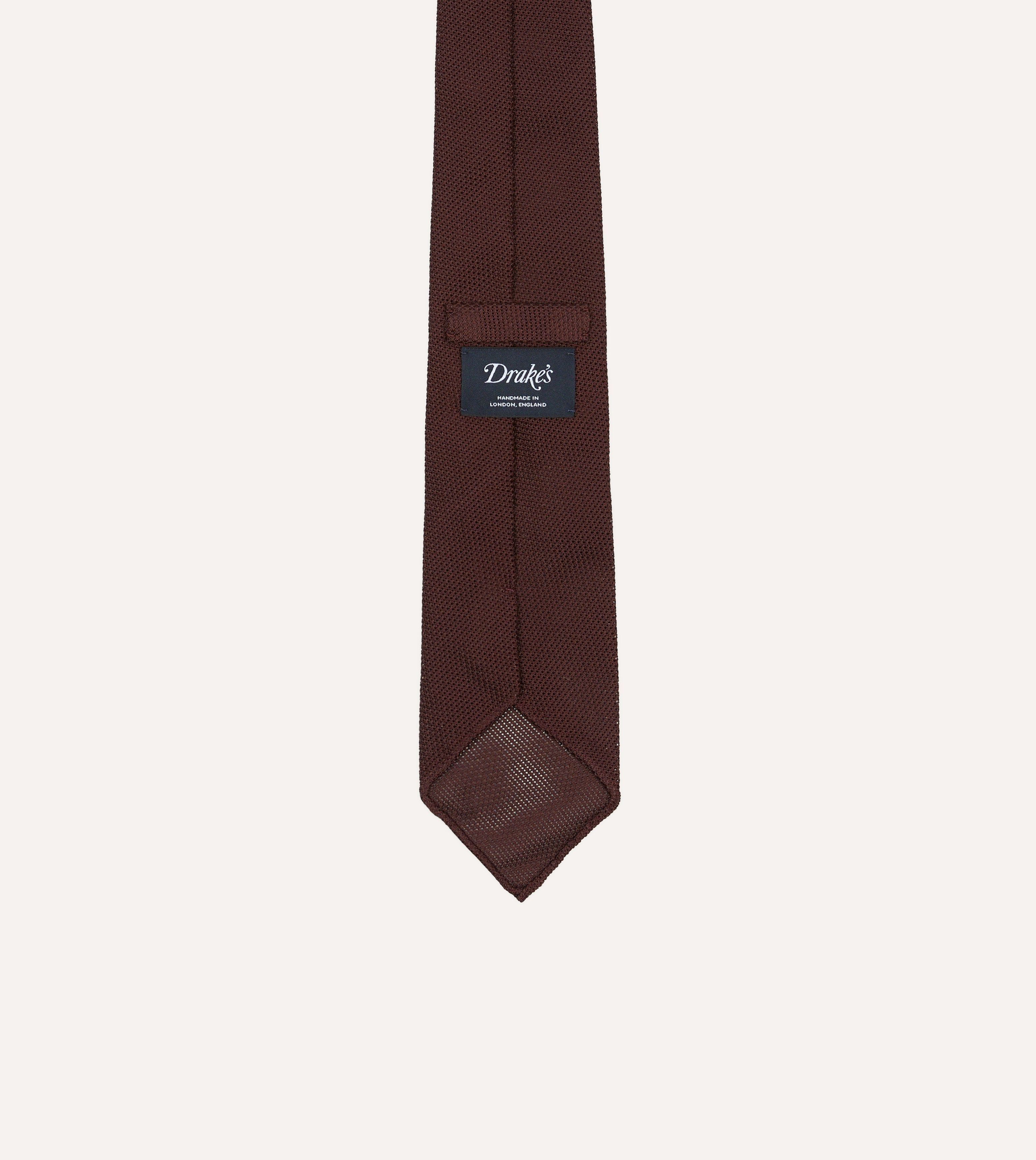 Premium Burgundy Grenadine Silk Tie - Hand Rolled Fine Woven Necktie for Men | Perfect for Weddings, Business Meetings & Formal Occasions
