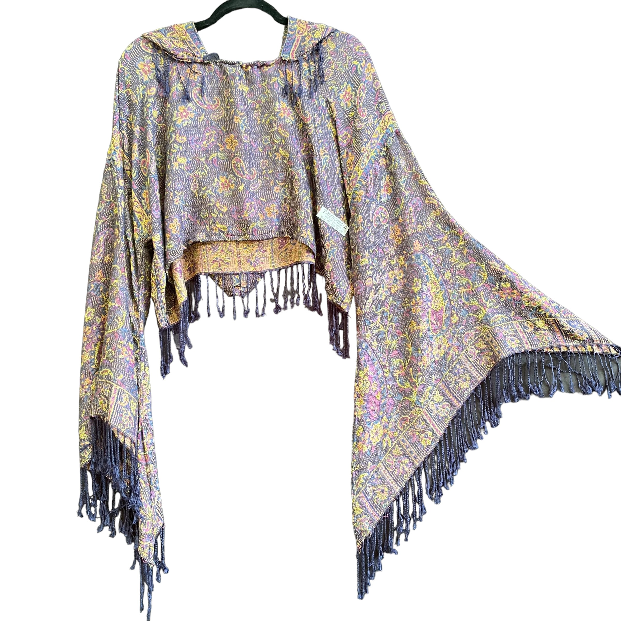 Butterfly Bell Pash Top - Stylish Paisley Print Women's Blouse for Casual Wear & Boho Fashion