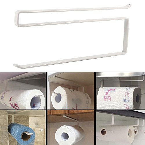 Stainless Steel Under Cabinet Paper Towel Holder - Kitchen Roll Hanger & Storage Organizer for Easy Access | Perfect for Kitchens, Bathrooms, RVs & Camping
