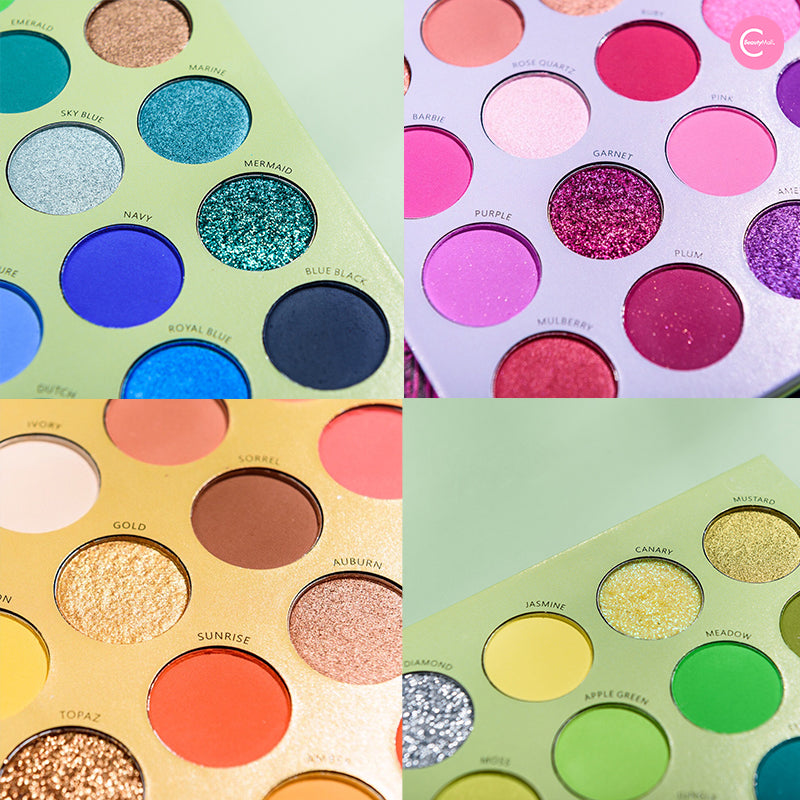 Beauty Glazed 72 Color Eyeshadow Palette - Highly Pigmented, Long Lasting Makeup for Professional & Everyday Use - Perfect for Parties, Weddings & Date Nights