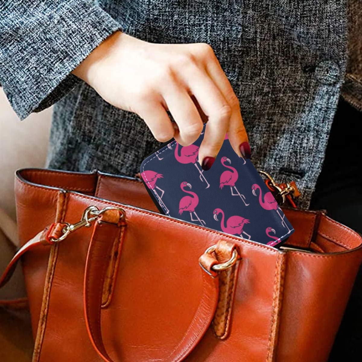 MOYYO RFID Blocking Leather Credit Card Holder - Stylish Zipper Wallet for Women & Girls | Perfect for Travel, Shopping, and Everyday Use