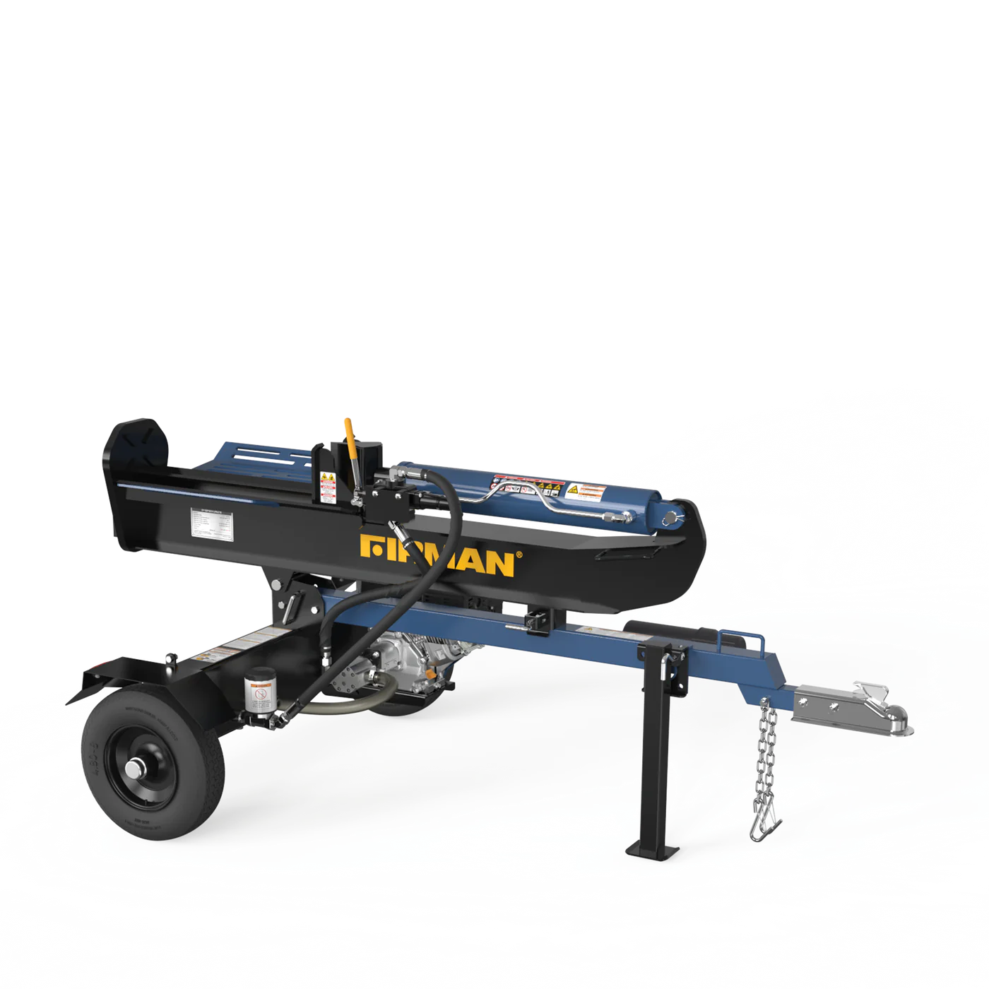 22 Ton Gas Portable Log Splitter - FIRMAN GS2201 196cc 6.5HP with Auto Return (Vertical/Horizontal) - Perfect for Firewood Processing, Landscaping & Farm Use