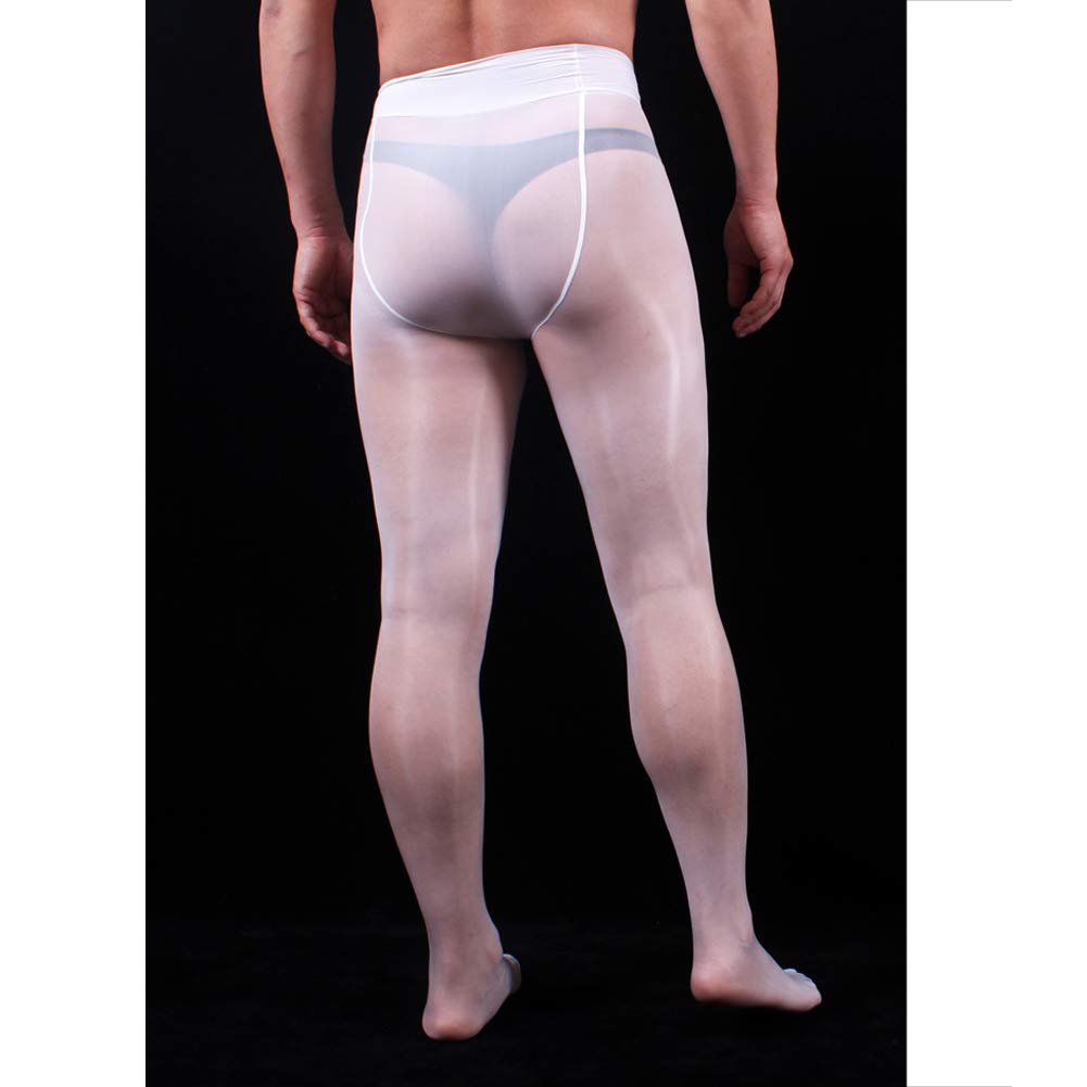 Leesuo 8D Shiny Sheer Pantyhose for Women - High Waist Sexy Stockings with Oil Shimmery Effect - Perfect for Date Night, Cosplay & Special Occasions