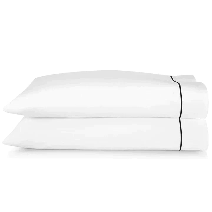 Luxury Embroidered Percale Pillowcases Set of 2 - 100% Cotton Hotel Quality Bedding for Ultimate Comfort - Perfect for Master Bedroom, Guest Room & Home Decor