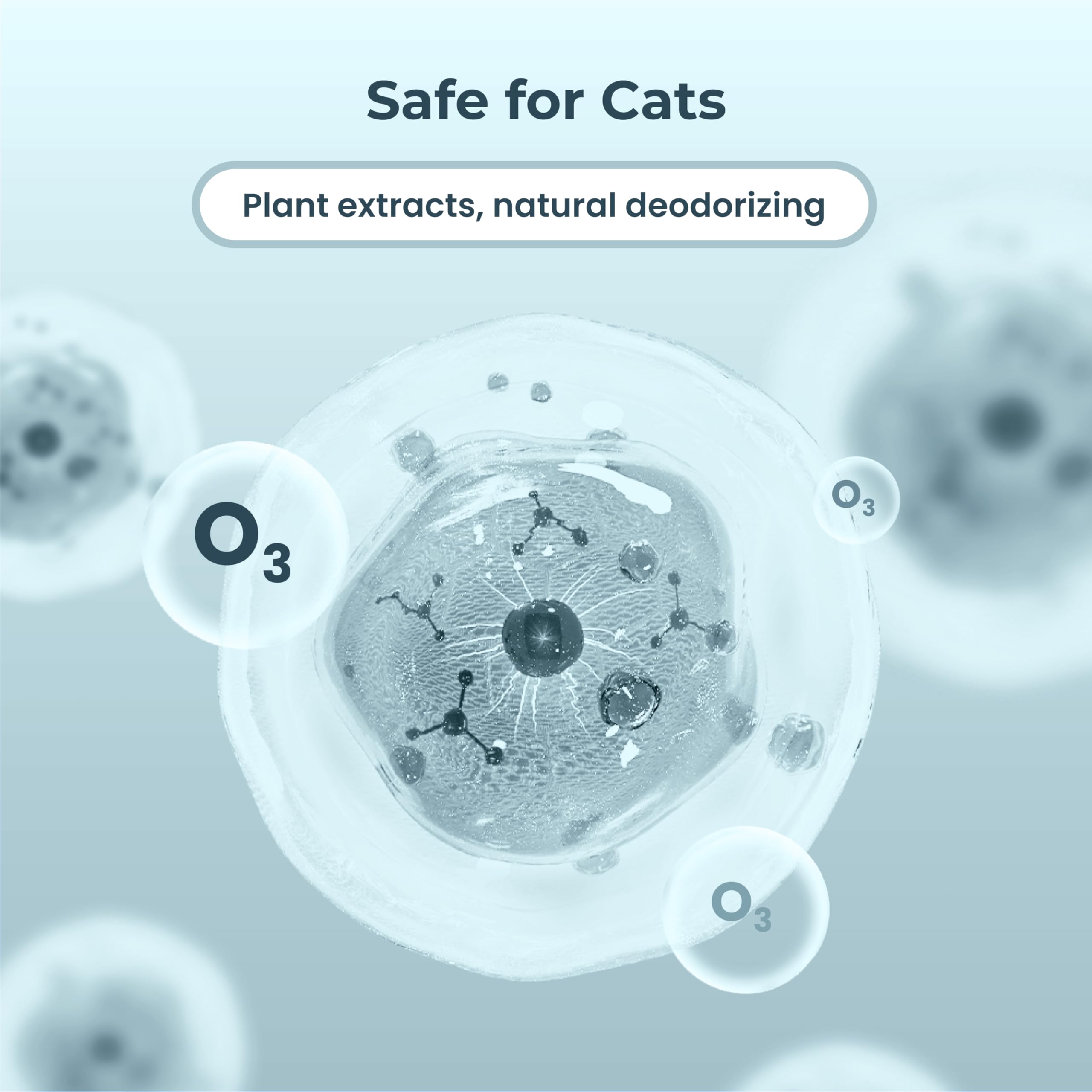 4-Pack Automatic Self-Cleaning Litter Box Deodorizer - Odor Control for Multiple Cats, Safe Anti-Pinch Smart Robot Litter Box - Perfect for Hands-Free Cleaning & Odor Elimination in Smart Homes with Pets