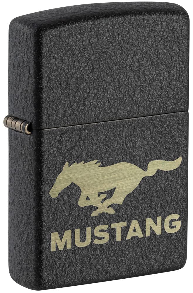 Zippo Ford Logo Windproof Lighter - Classic Collectible Metal Lighter for Outdoor Camping, Hiking & Everyday Carry (ECT)