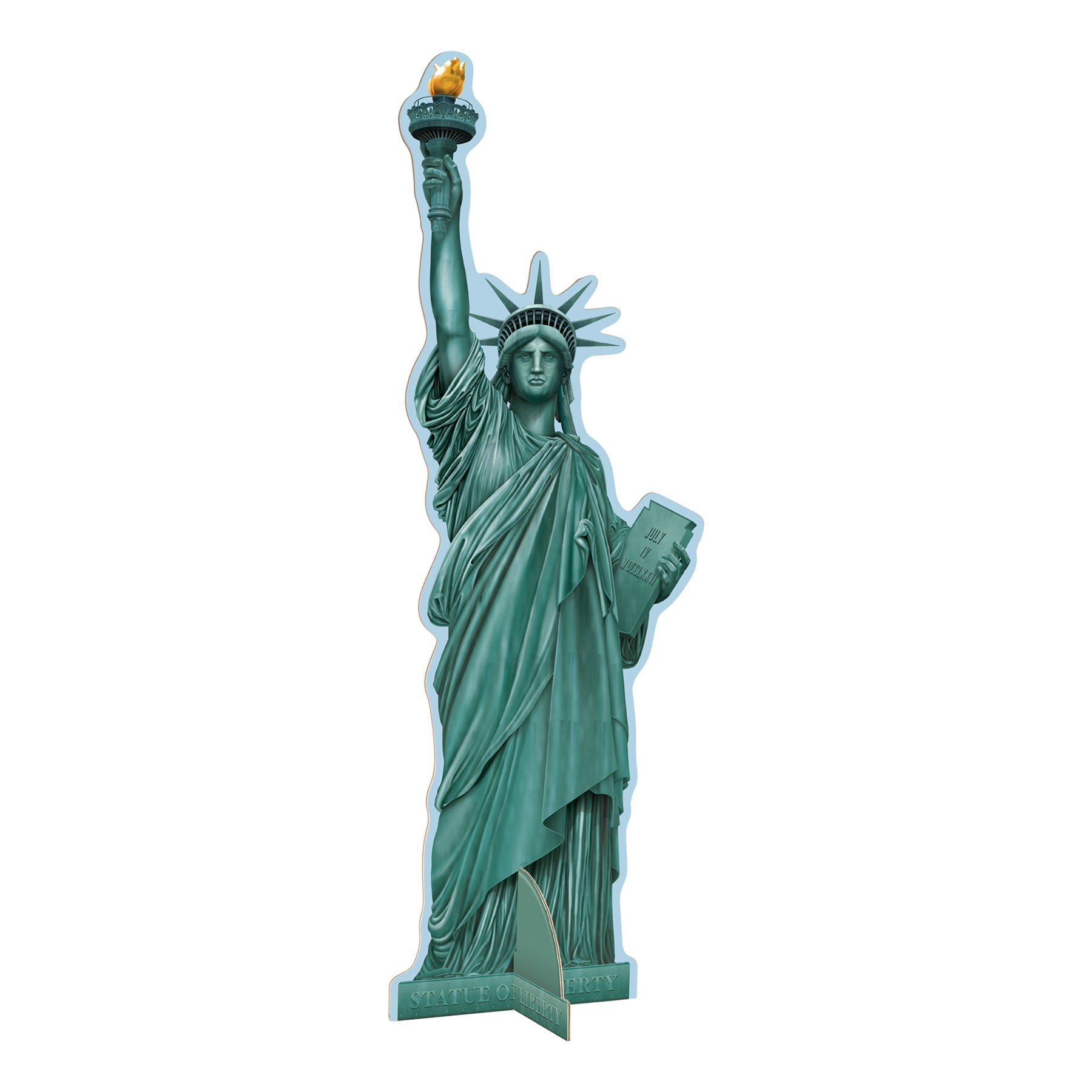 12 Pack Beistle 3D Statue of Liberty Centerpieces for Patriotic Party Decorations - Perfect for 4th of July, Independence Day & American Theme Celebrations