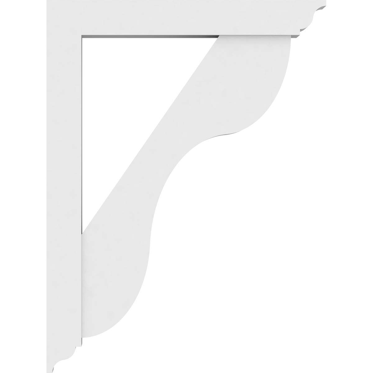 Ekena Millwork BKTP03X24X32CAR01 3