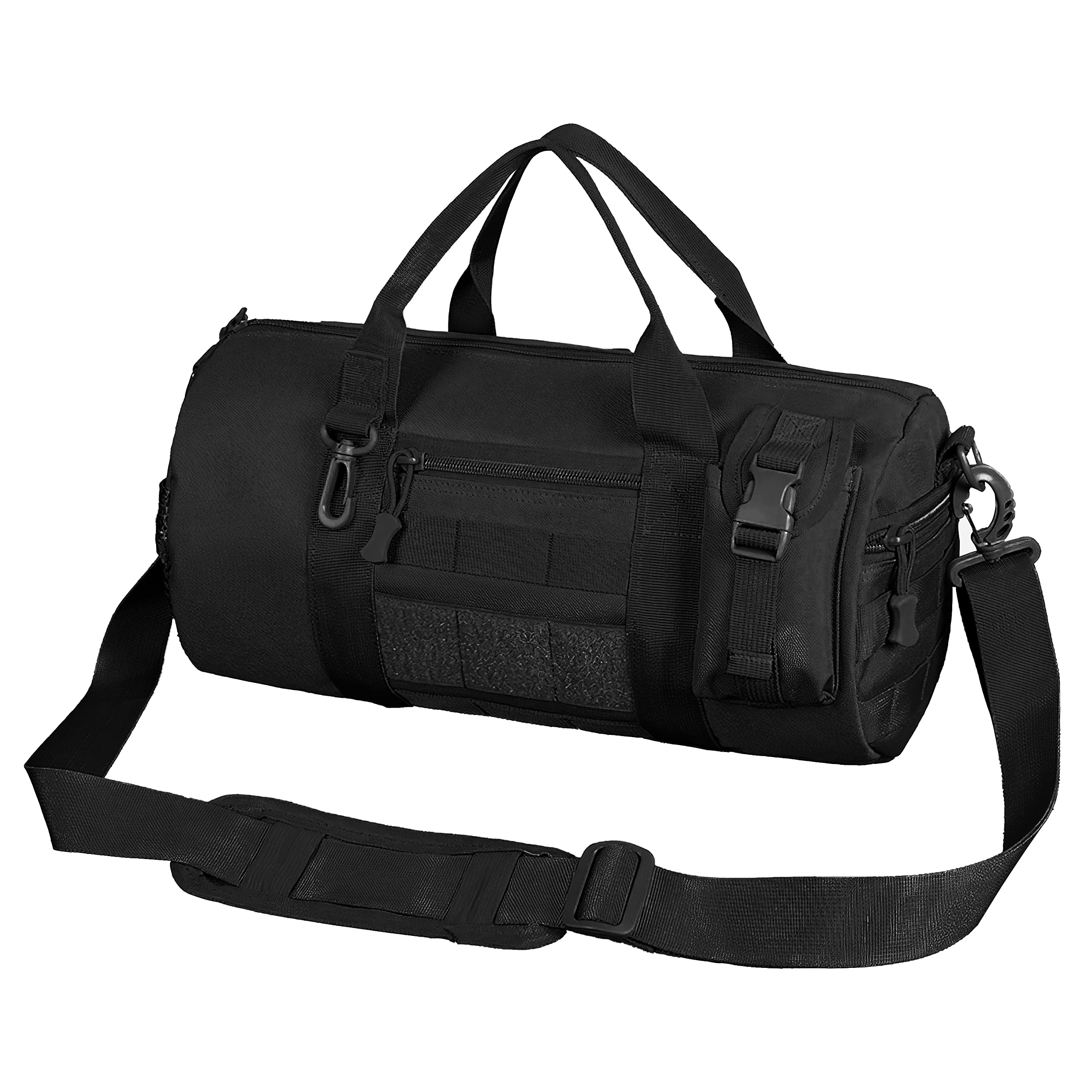 **Jaegvida Tactical Gym Bag - Durable Fitness & Travel Duffel Bag for Workout, Hunting & Outdoor Adventures (Black) - Perfect for Gym, Camping & Sports**