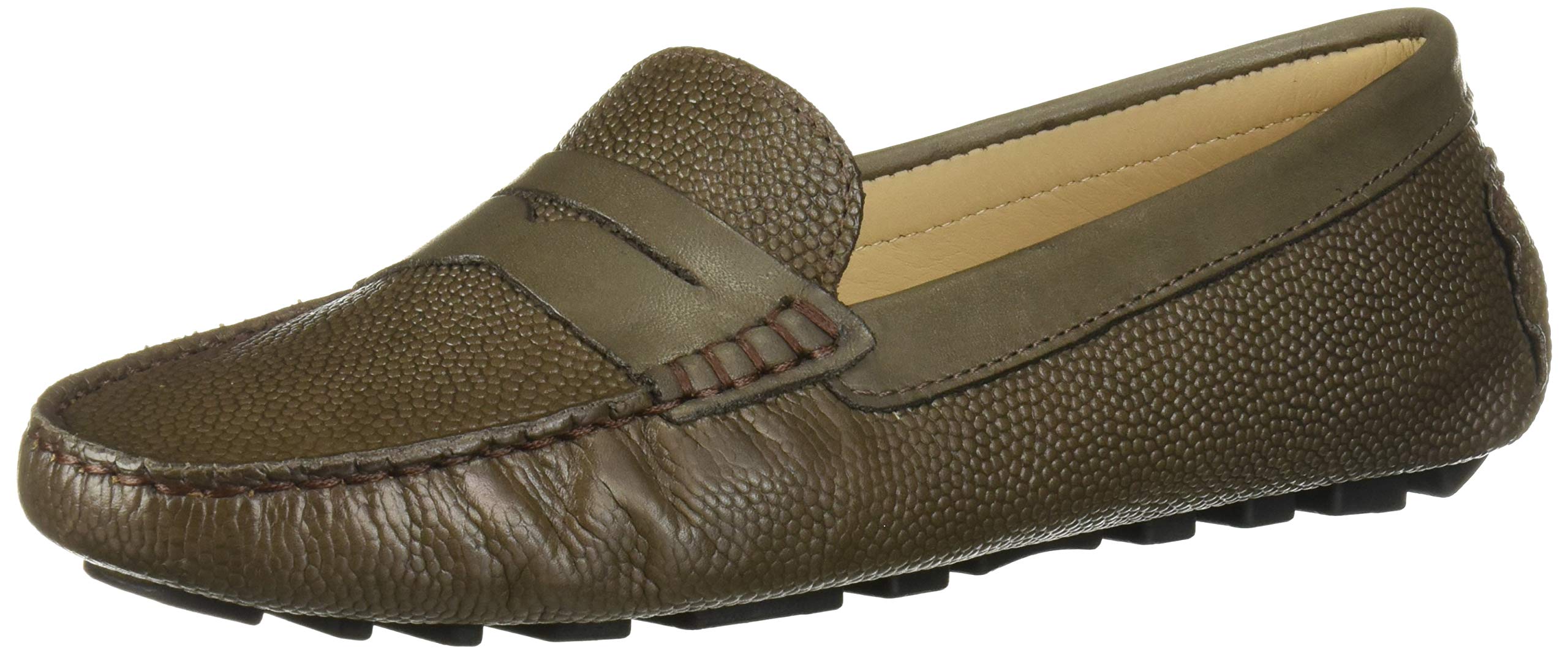 Driver Club USA Women's Genuine Leather Loafers - Handcrafted in Brazil - Comfortable Naples Style Driving Shoes for Work, Travel & Casual Outfits