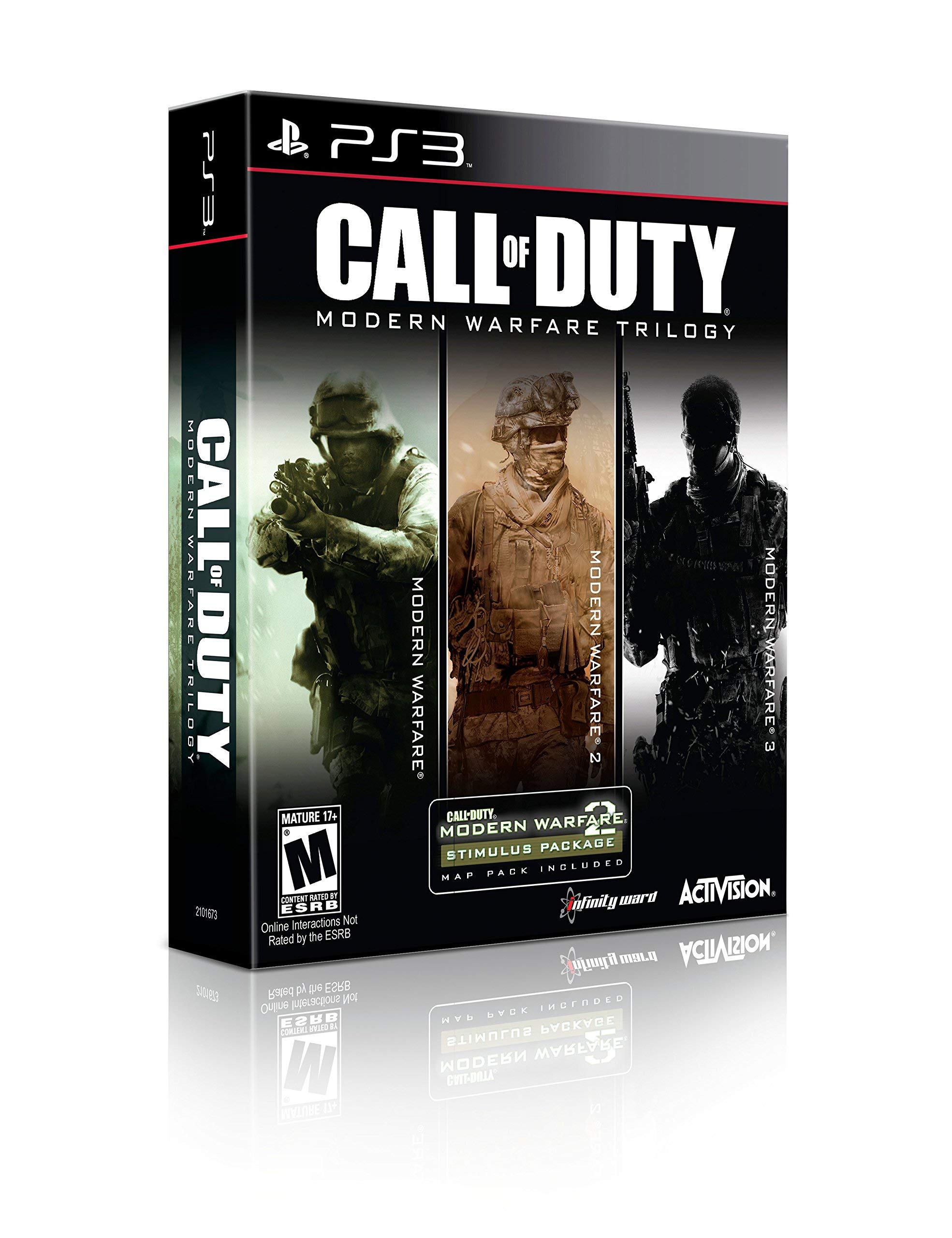 Call of Duty: Modern Warfare Trilogy - PlayStation 3 (Renewed) | Action-Packed FPS Game Bundle | Perfect for Gaming Nights & Collector's Edition