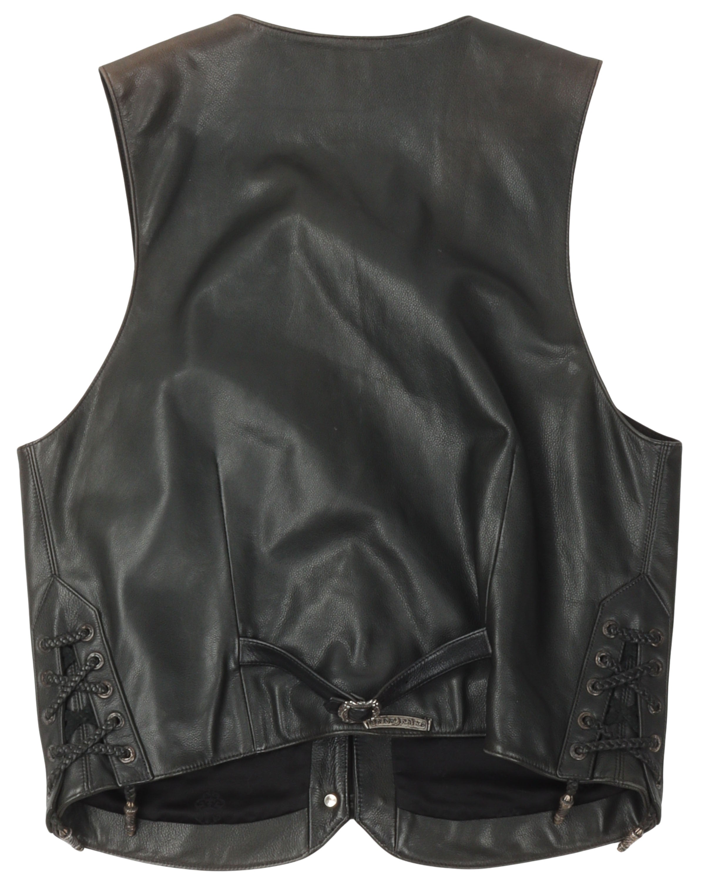 1993 Vintage Leather Vest for Men - Genuine Brown Distressed Biker Jacket - Motorcycle Riding, Halloween Costume, Retro Fashion Outfit