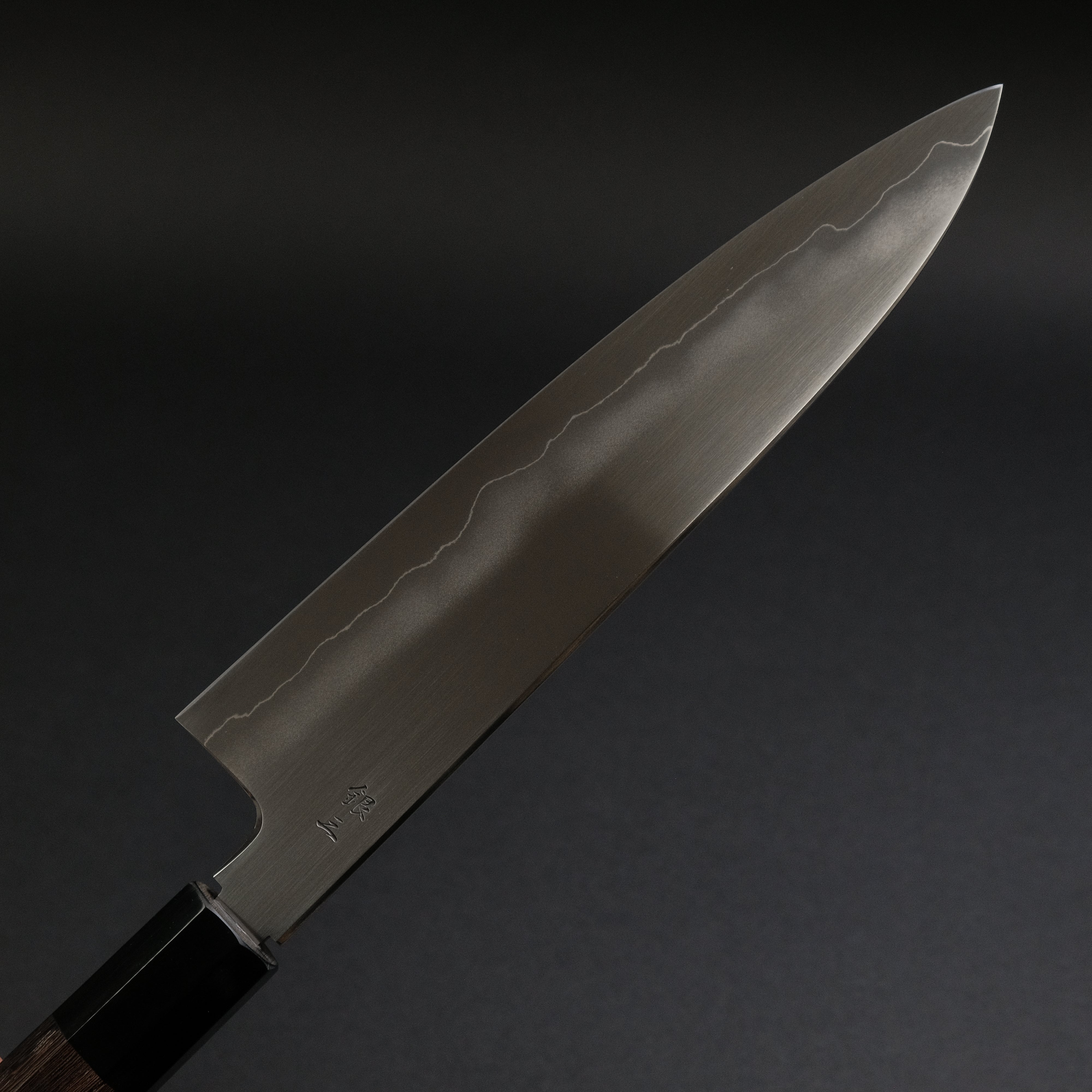 Tetsujin Silver #3 Ukiba Gyuto 210mm Japanese Chef Knife with Taihei Tagayasan Handle - Professional Kitchen Knife for Slicing, Dicing & Precision Cooking