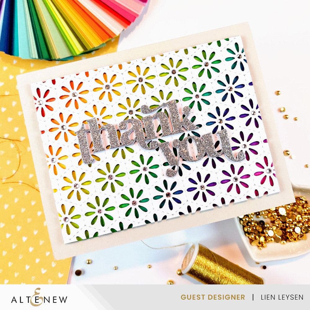 Honeycomb Daisy Cover Die - Floral Scrapbooking & Card Making Embellishment for DIY Crafts, Wedding Invitations, and Home Decor