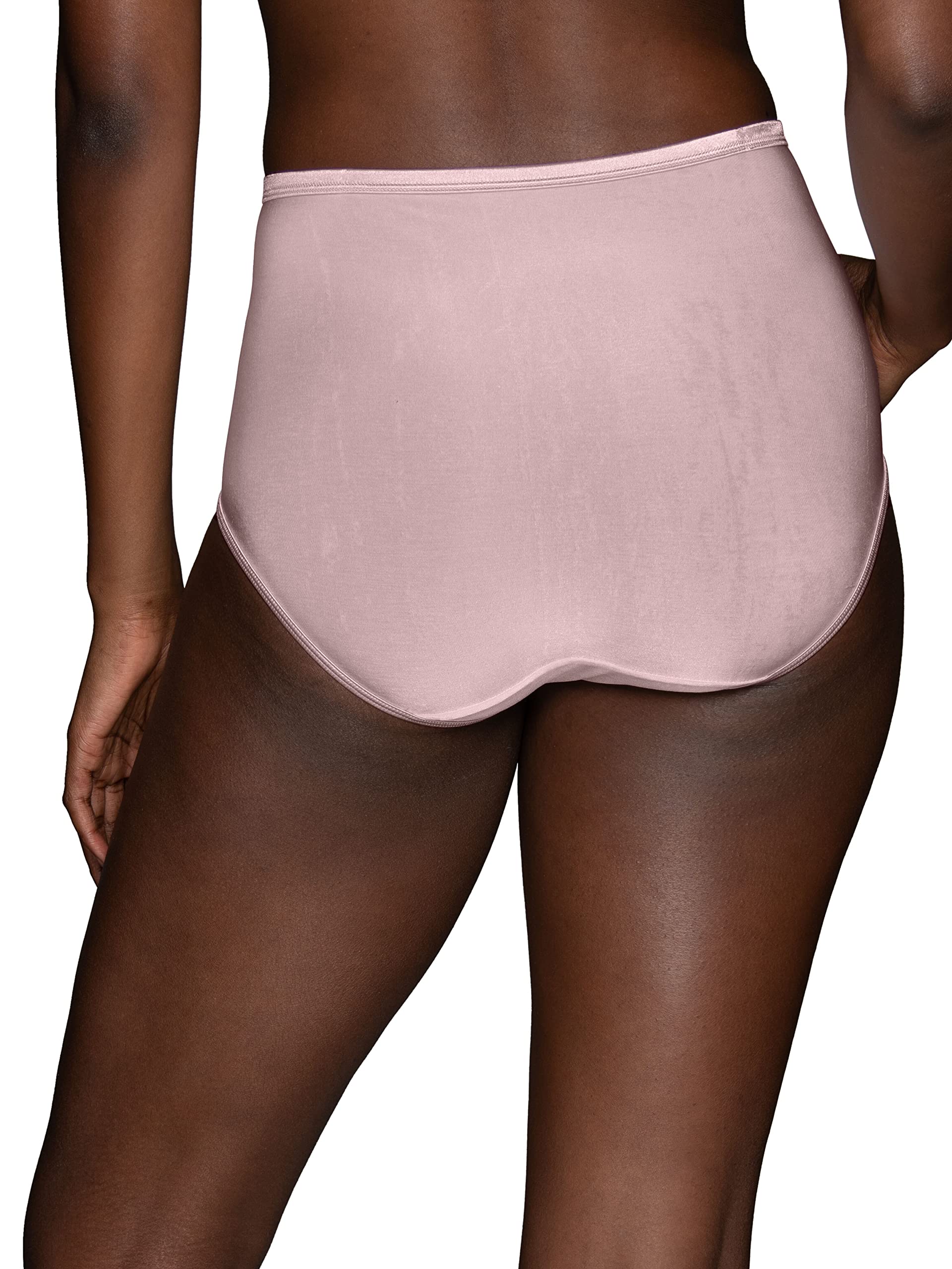 Vanity Fair Women's Illumination Brief Panties - Silky Stretch Underwear with Satin Trim | Comfortable Everyday Wear for Work & Sleep