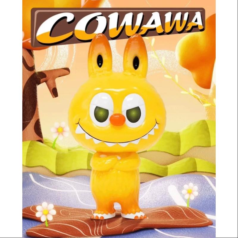 Labubu The Monsters Cowawa Yellow Kasing Lung Limited Edition Collectible Figure - Cute Kawaii Vinyl Art Toy for Home Decor, Office Display & Gift Giving