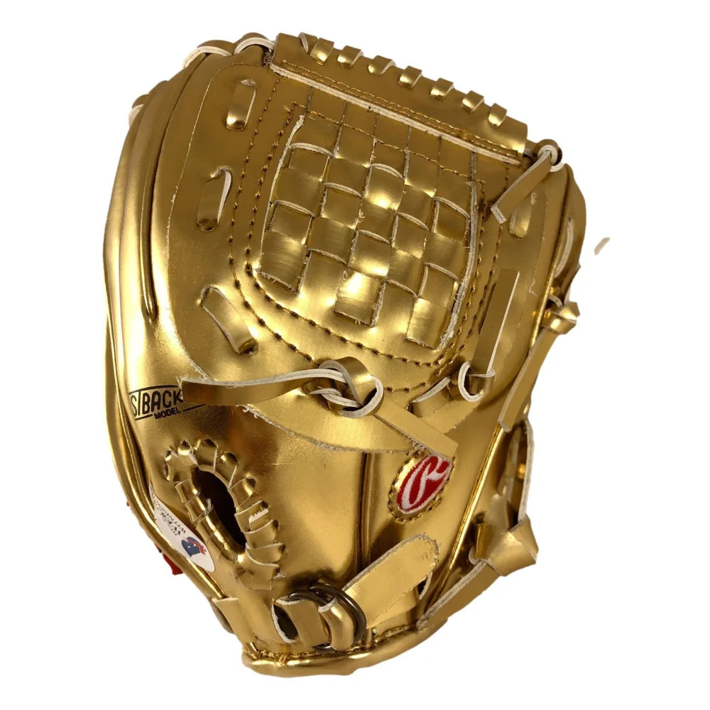 Greg Maddux Autographed Mini Golden Glove - Braves 18x BAS COA Signed - Perfect for Baseball Memorabilia Collectors & Braves Fans - Display in Home Office, Man Cave, or Sports Room