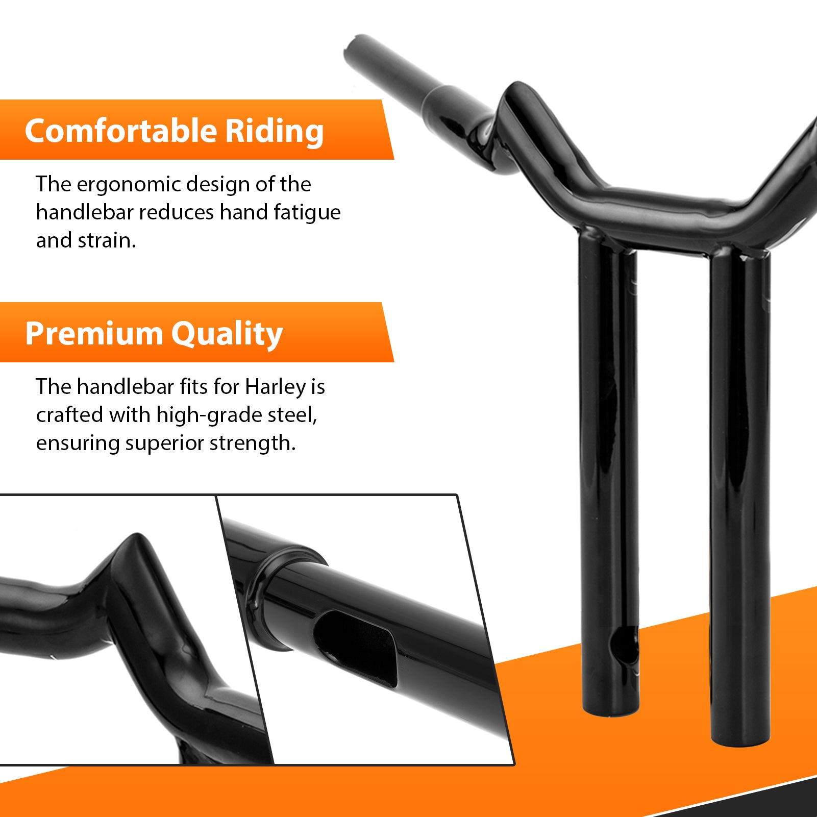 1996-2024 Harley Davidson Dyna Softail Sportster Gloss Black 14