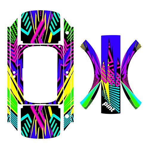 OneWheel Pint Graphics Kit - Mayhem Night Run Design with Rail & Fender Decals + Grip Tape | Earth SURF by Senge Graphics Inc. | Perfect for Onewheel Customization & Street Surfing Style Enhancement