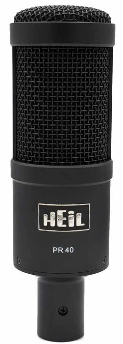 Heil Sound PR 40 Professional Large-Diameter Dynamic Studio Microphone with Free VEA AI Audio Enhancer - Perfect for Podcasting, Voiceovers & Home Recording Studios