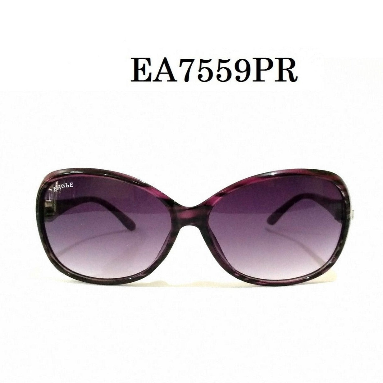 Stylish Purple Sunglasses for Women - Trendy UV Protection Shades EA7559PR - Perfect for Outdoor Activities, Beach & Driving