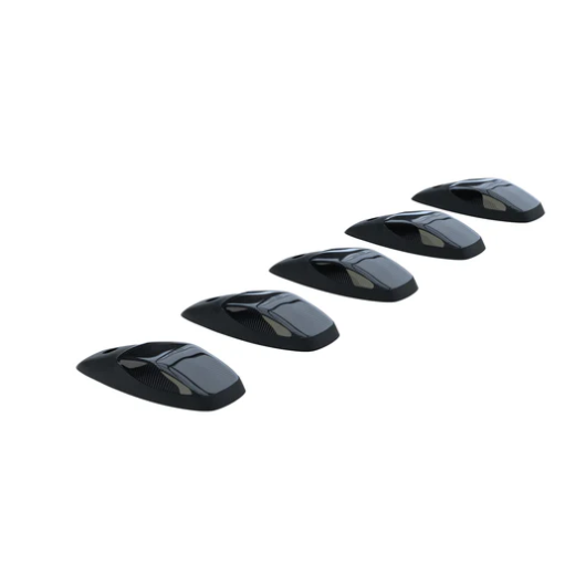 Dodge RAM HD 2500/3500 19-24 5-Piece Smoked Cab Roof Light Lens with RGB Multi-Color High-Power LEDs - Easy Fresh Installation for Off-Road & Night Driving