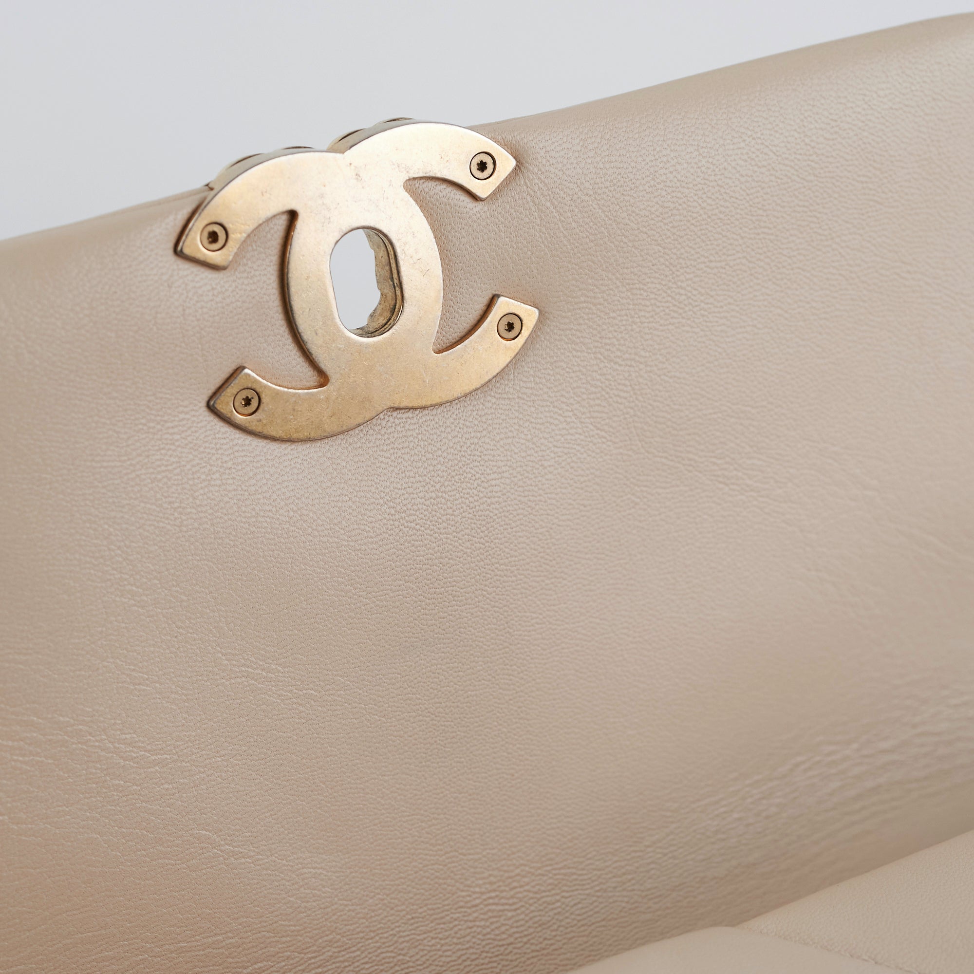 Chanel 19 Small Beige Leather Crossbody Bag - Luxury Designer Handbag for Women | Perfect for Date Night, Shopping & Travel