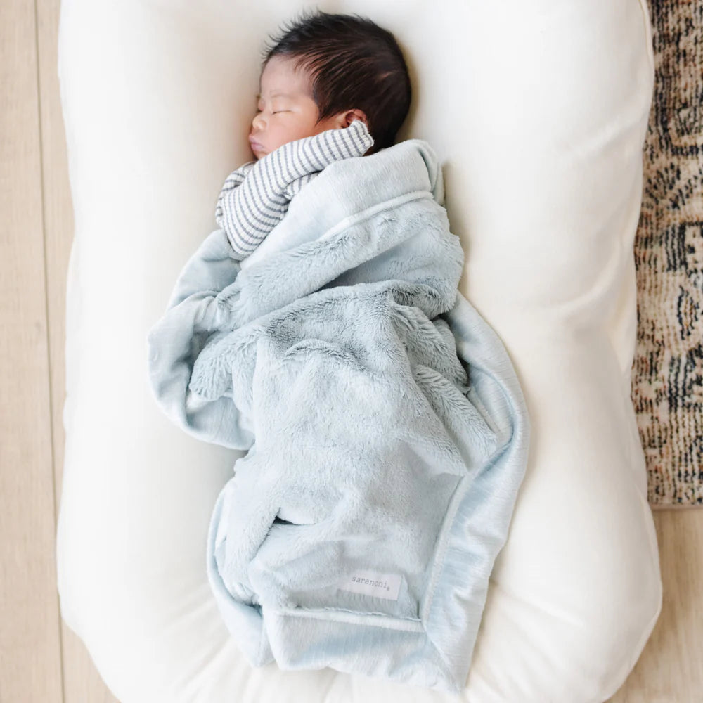 Cozy Mini Lush Blanket - Ultra Soft & Lightweight Throw for Babies, Kids & Adults - Perfect for Cuddling, Lounging & Traveling