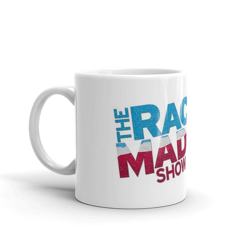 The Rachel Maddow Show Mug - 11 Oz White Ceramic Coffee Cup with Handle - Perfect for Morning Coffee, Office Use & Political Fans Gift