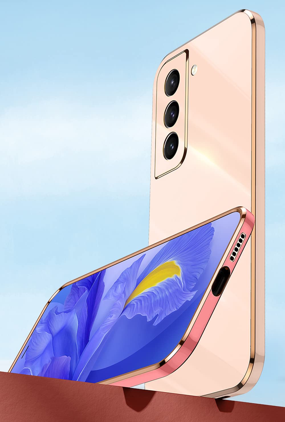 Cute Pink TPU Protective Case for Samsung Galaxy S21+ Plus 5G (6.7