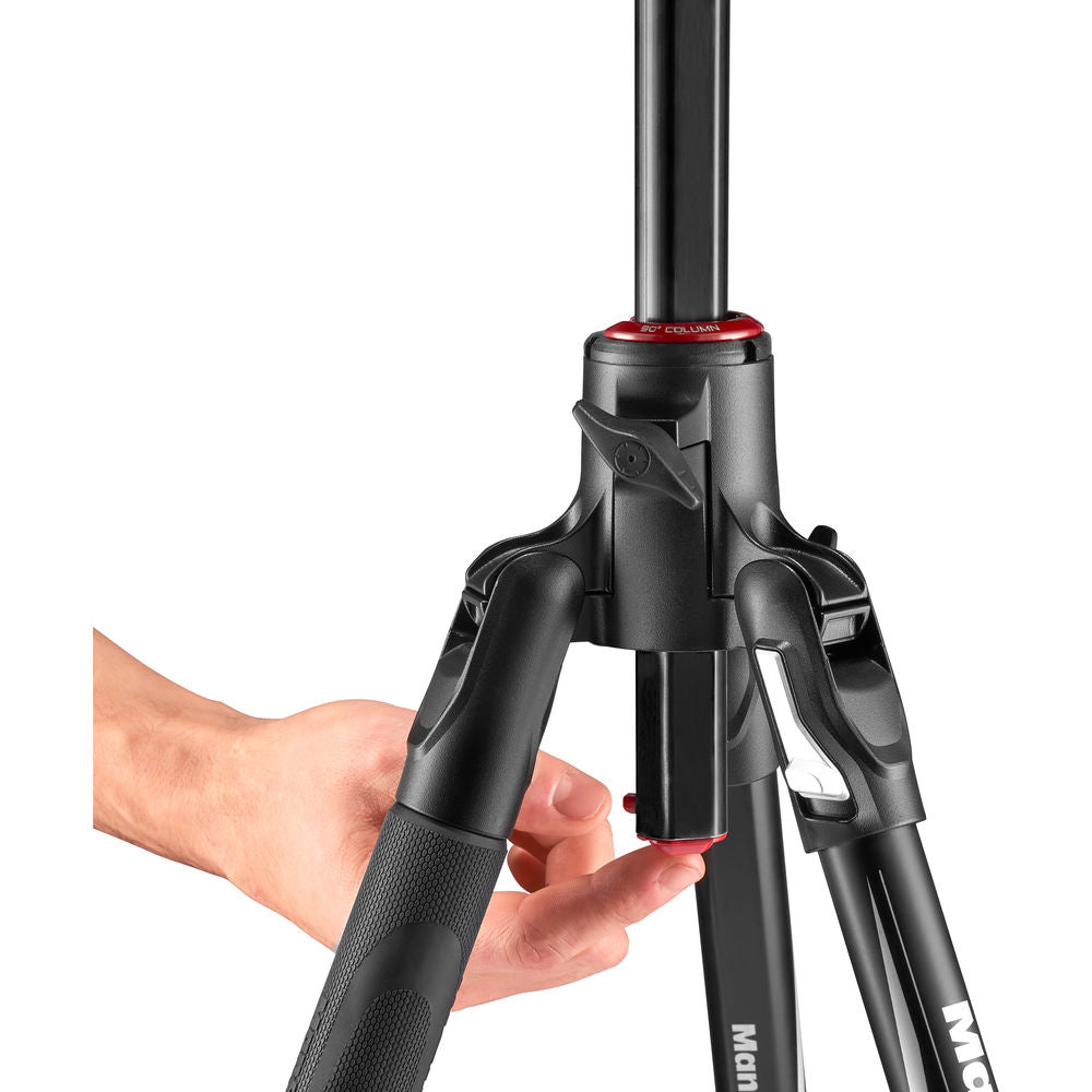 Manfrotto Befree GT XPRO Aluminum Travel Tripod with 496 Center Ball Head - Lightweight Compact Tripod for Travel Photography, Vlogging & Outdoor Adventures