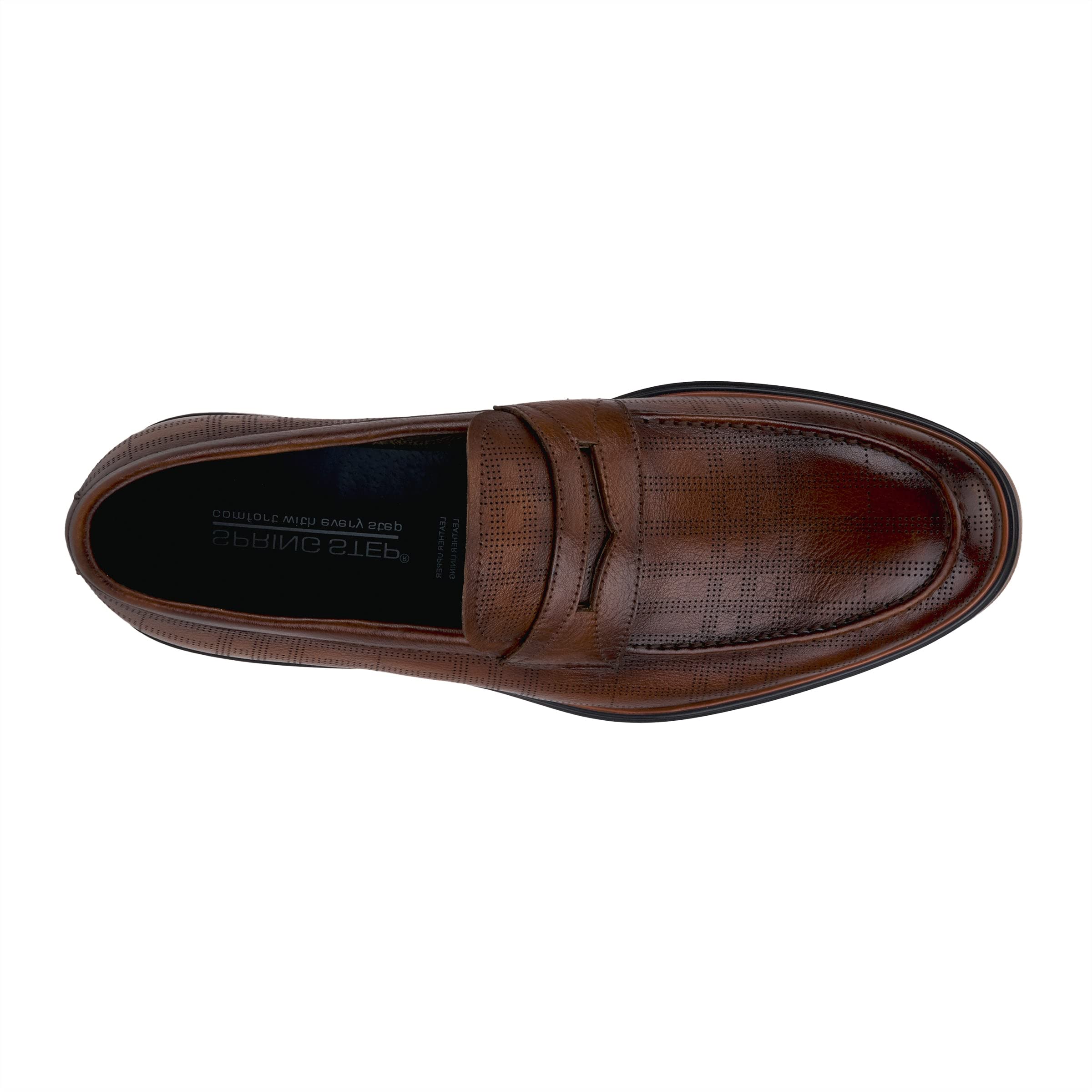 Spring Step Men's Brando Slip-On Comfort Shoes - Casual Loafers for Walking, Work & Travel - Lightweight & Breathable Slip-On Sneakers for Men