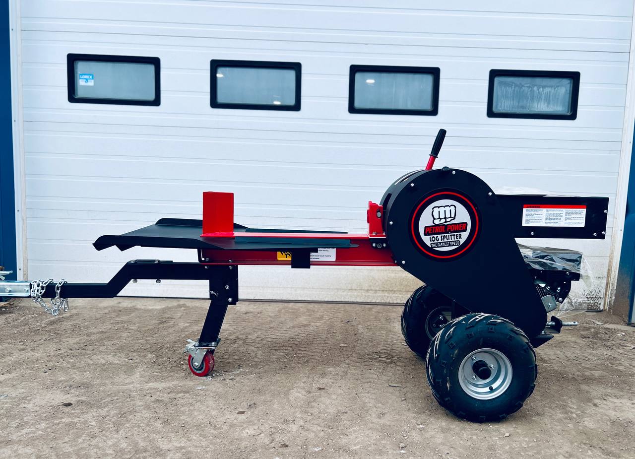 34 Ton Kinetic Log Splitter with 6.5 HP Kohler Engine - Heavy Duty Firewood Splitter for Home Heating, Fireplace & Wood Stove Use | SKU: DRGL35T