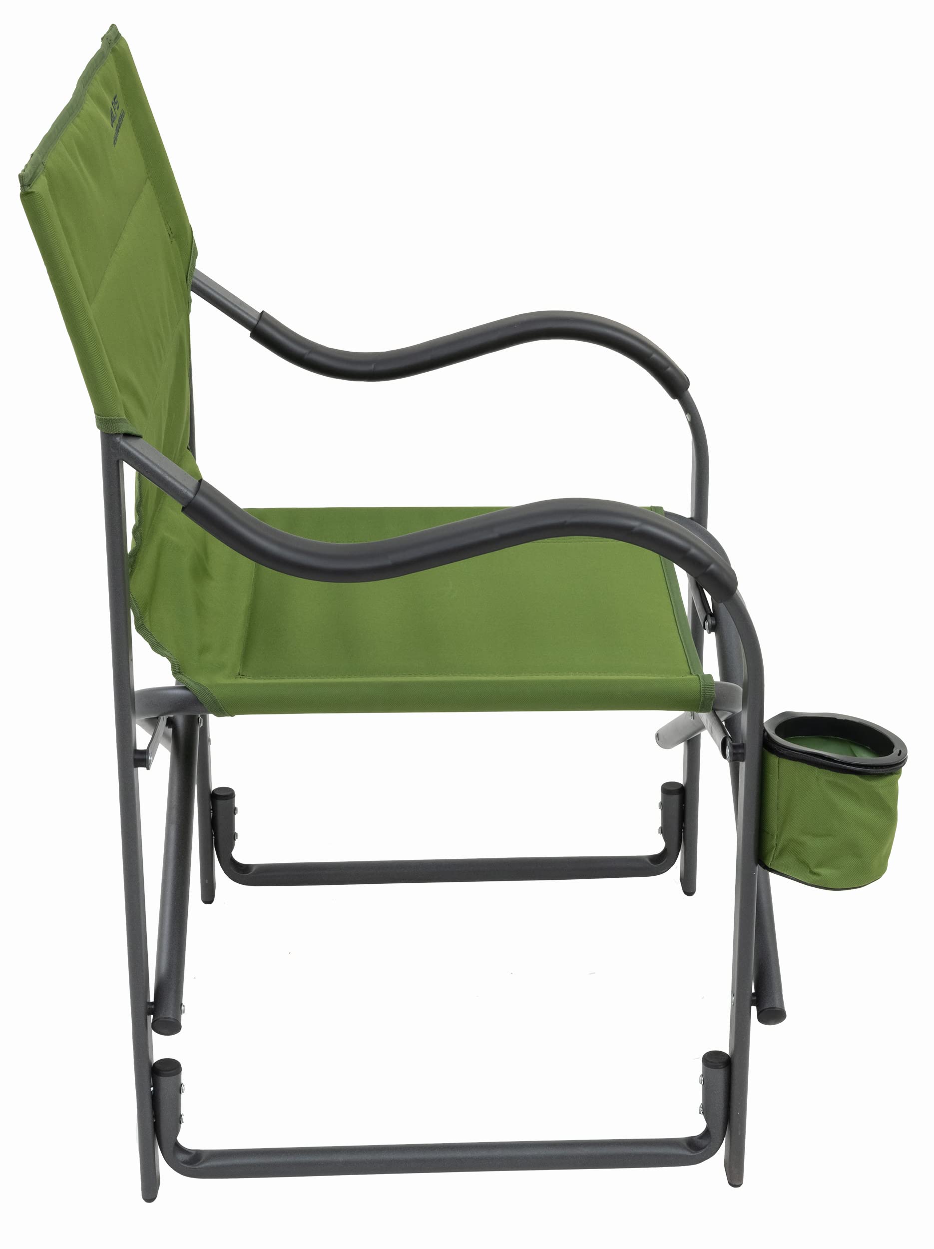 ALPS Mountaineering Camping Chair for Adults - Heavy Duty Folding Chair with Padded Polyester Fabric, Sturdy Aluminum/Steel Frame & Tall Back Support - Perfect for Outdoor Camping, Hiking, Backpacking, Beach & Picnics