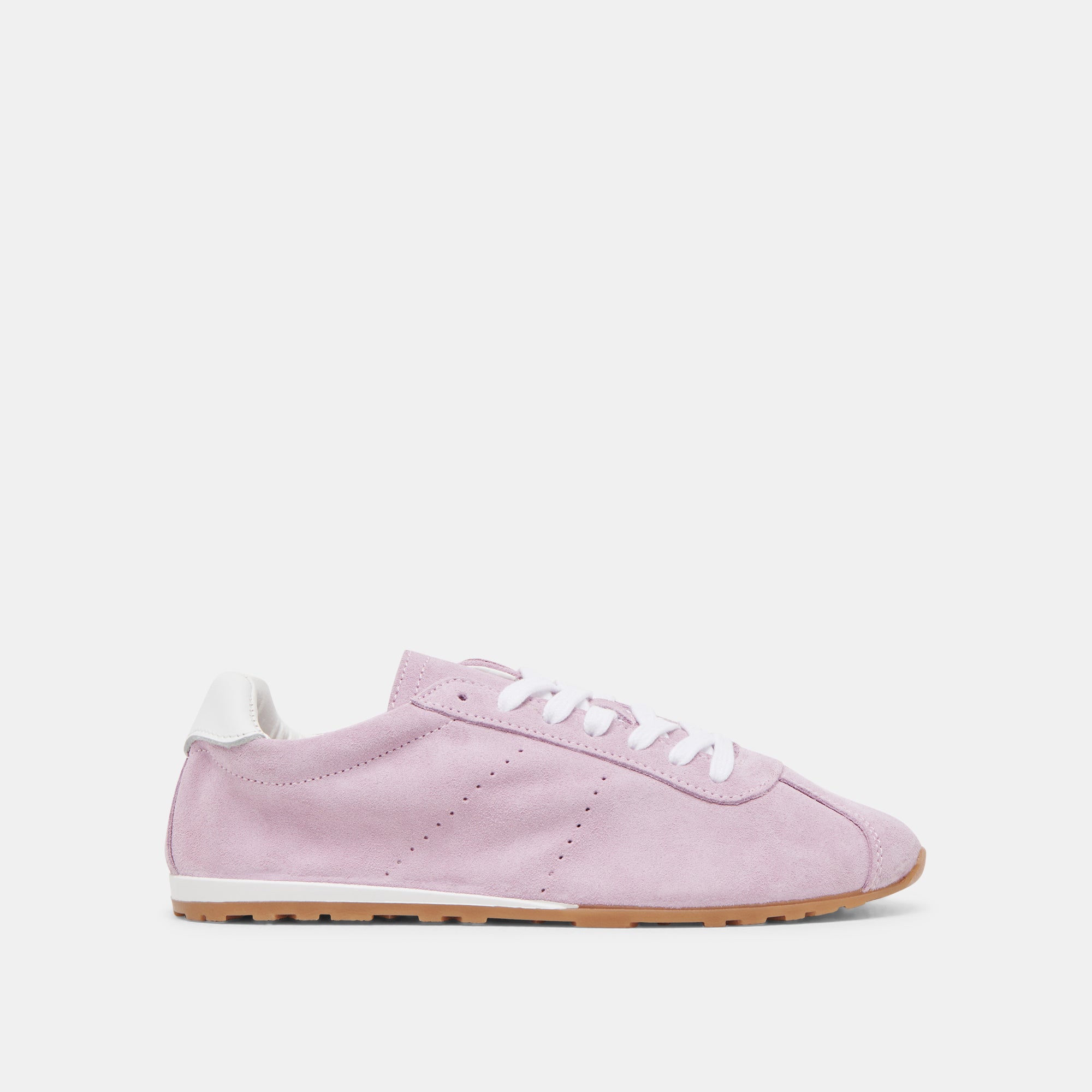 SERINA Women's Lavender Suede Sneakers - Comfortable Casual Shoes for Walking, Running & Everyday Wear