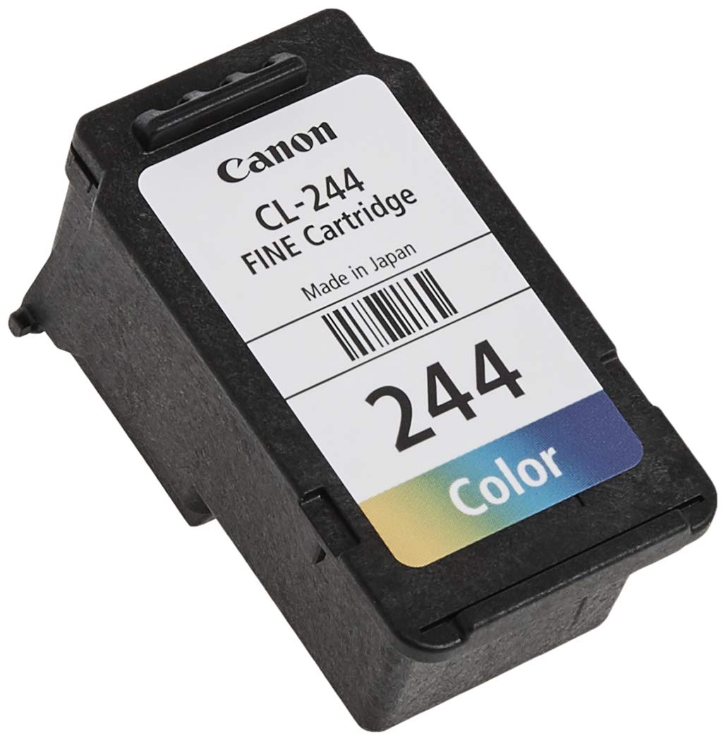 Canon PG-243 Black Ink Cartridge & CL244 Color Ink Combo Pack - Genuine OEM Ink for PIXMA Printers | High-Quality Printing for Home, Office & Photo Projects