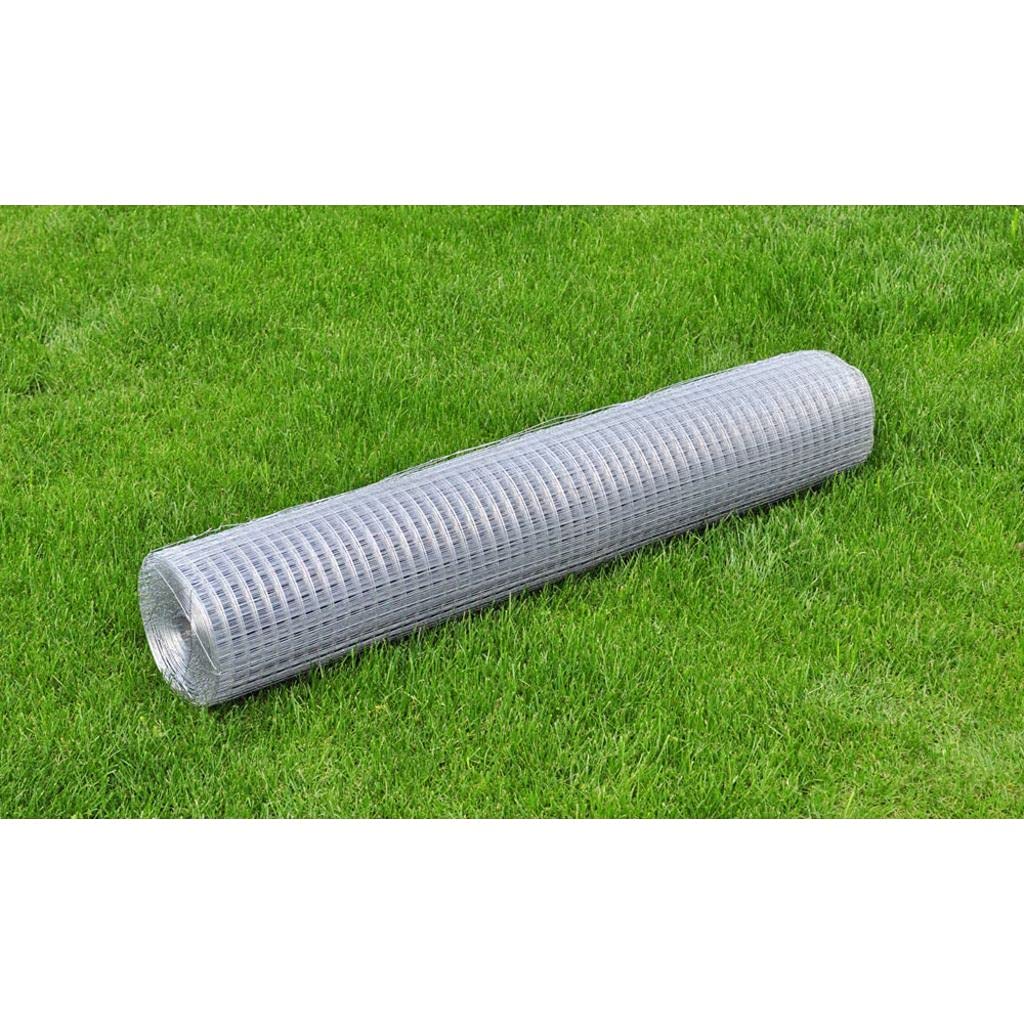 Galvanized Steel Chicken Wire Fence 82'x3' with 3
