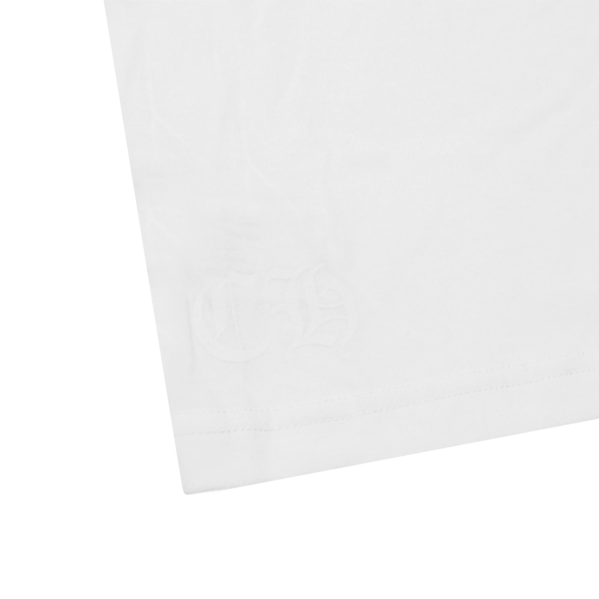 Chrome Hearts Horse Shoe Pocket Logo White Cotton T-Shirt for Men - Stylish Casual Tee for Streetwear & Everyday Outfits