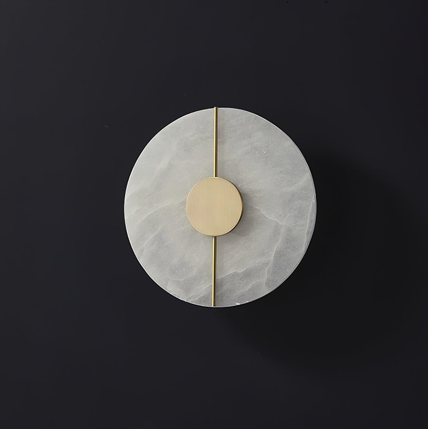 Elegant Alabaster Wall Lamp - Handcrafted Vintage Sconce for Living Room, Bedroom & Hallway Lighting | Dimmable LED Light Fixture