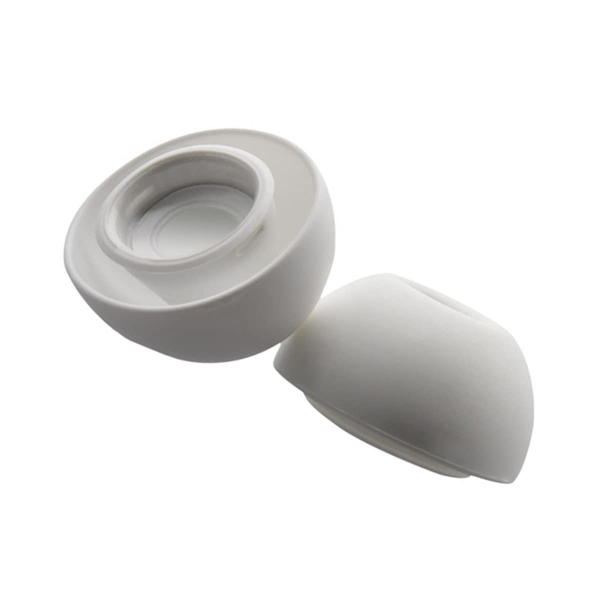 KOMBIUDA Earphone Caps - 1 Pair Silicone Ear Plugs & Headphone Case, Eartips for Makeup Plate, Blush Pro Small - Perfect for Travel, Gym & Noise Isolation