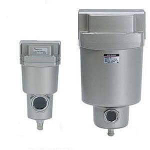 SMC AMG250C-N03D 3/8 NPT Water Separator with Metal Bowl & Sight Glass - Automatic Drain (Normally Open) - Ideal for Compressed Air Systems, Pneumatic Tools, and Industrial Applications