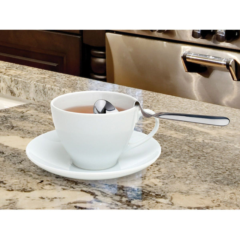 Premium Curved Handle Honey Spoon - Drizzling & Stirring Tool for Tea, Coffee, Yogurt & Breakfast - Ergonomic Design for Easy Pouring & Mess-Free Use