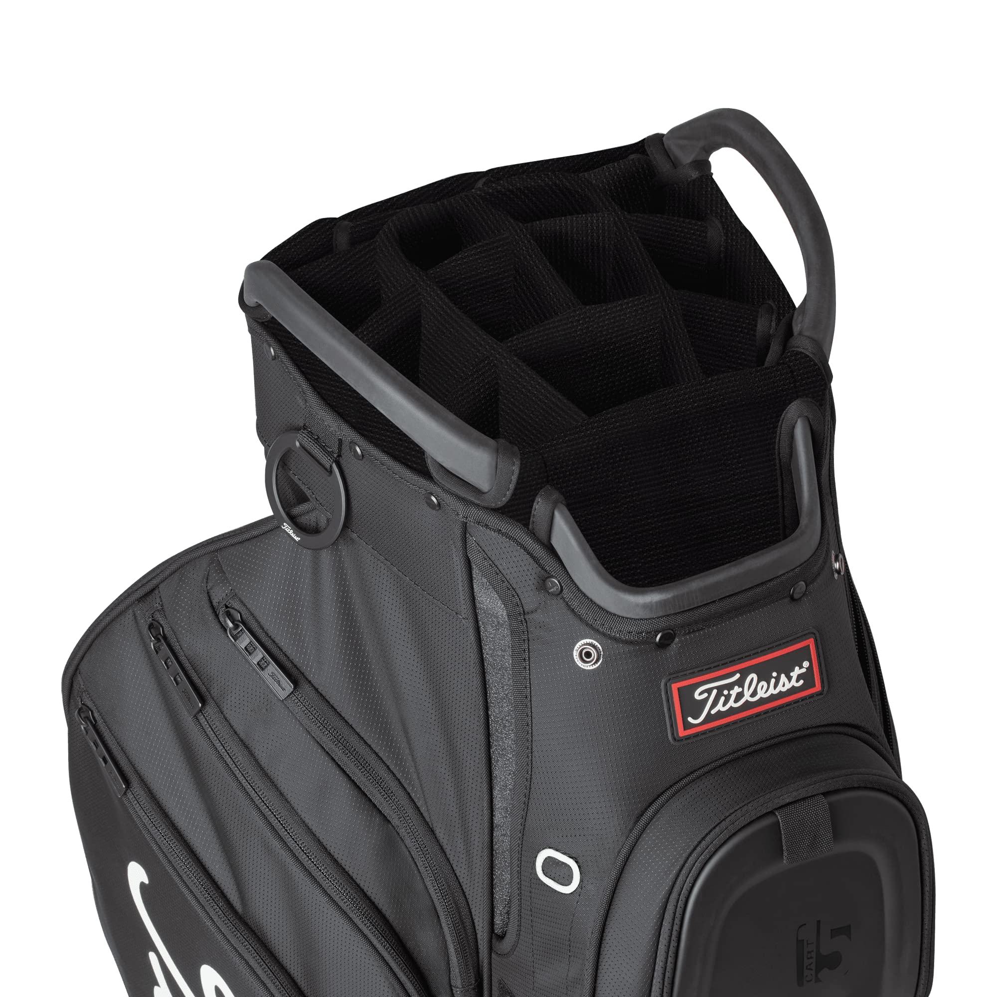 Titleist Cart 15 Golf Bag - Lightweight Stand Bag with 14-Way Divider, Durable Water-Resistant Material - Perfect for Golf Courses, Driving Range & Tournament Play