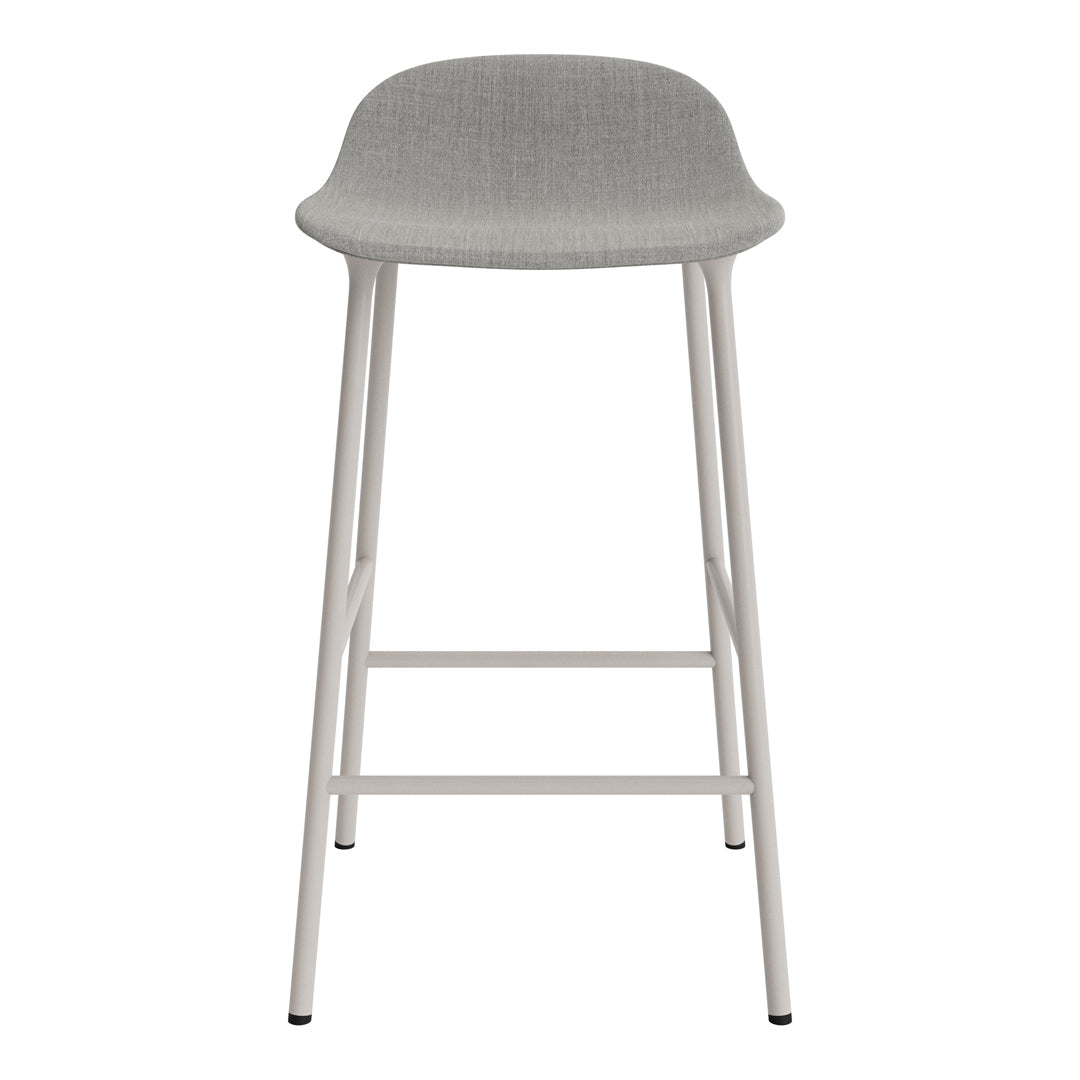 Modern Form Counter Stool with Sturdy Metal Legs & Comfortable Upholstered Seat - Perfect for Kitchen Islands, Breakfast Bars & Home Decor